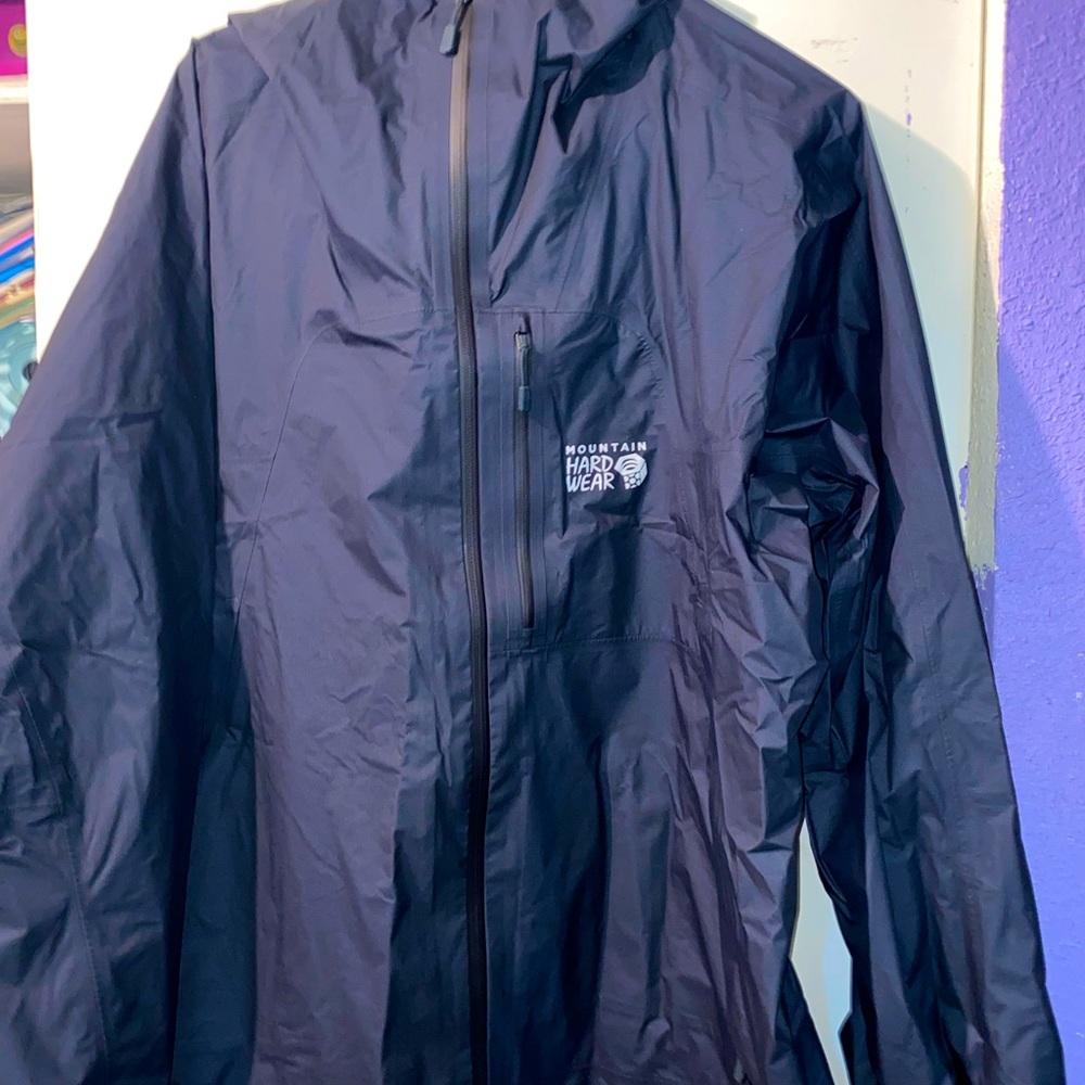 Mountain hard wear rain jacket